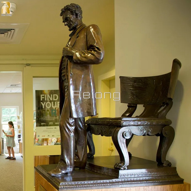 Custom Famous Bronze Abraham Lincoln Statues for Sale RBML-001