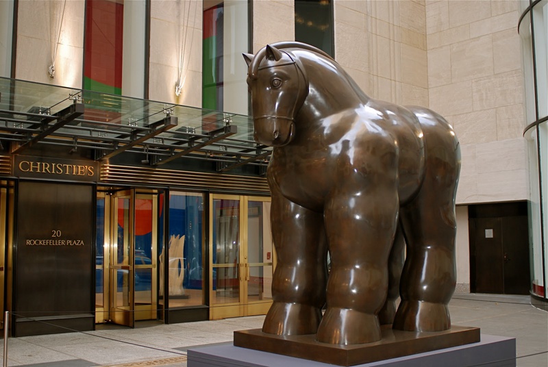 botero horse sculpture