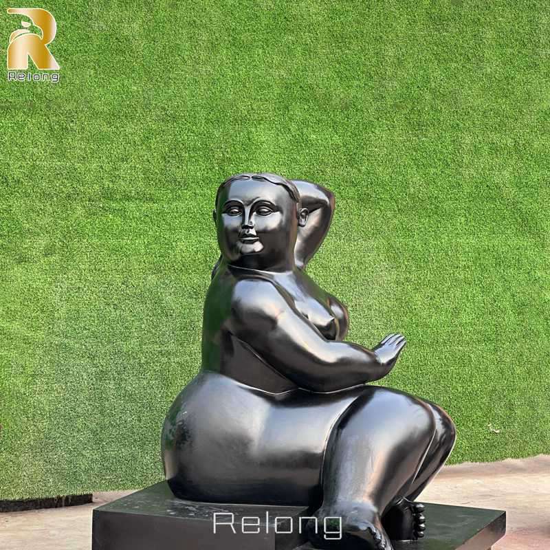 bronze Fernando Botero Statue replica