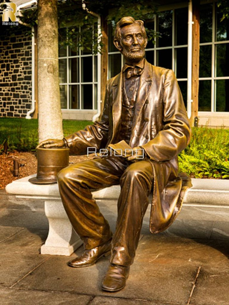 bronze Lincoln Abraham statue