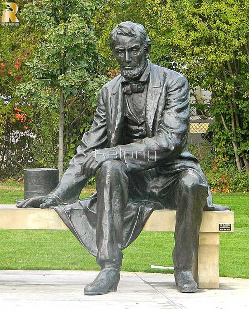 bronze Lincoln memorial sculpture