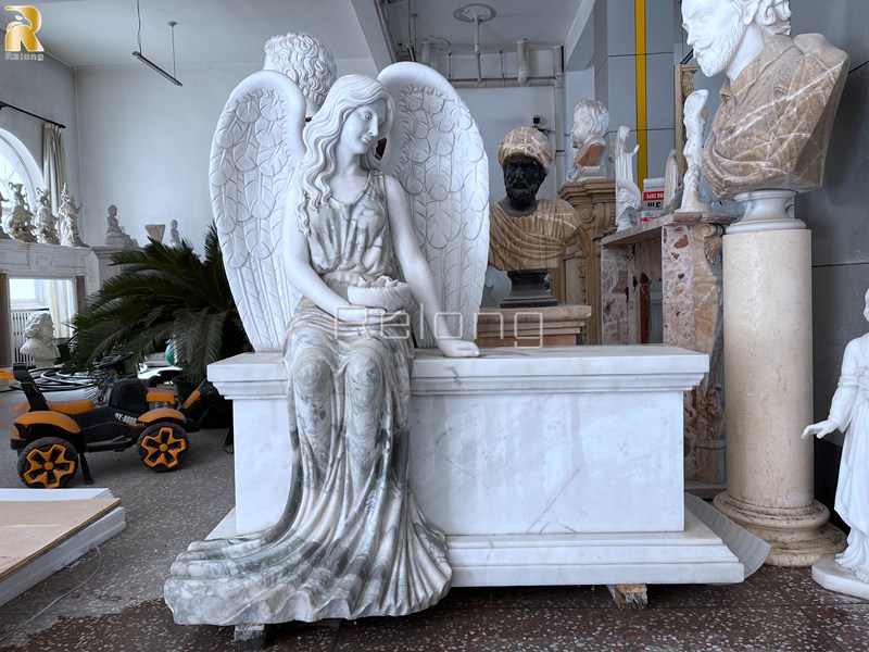 custom marble angel statue