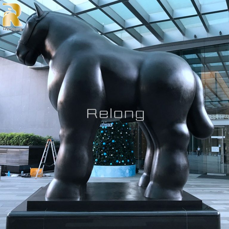 famous bronze fat horse statue