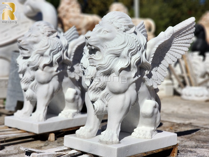 highquality winged lion statue