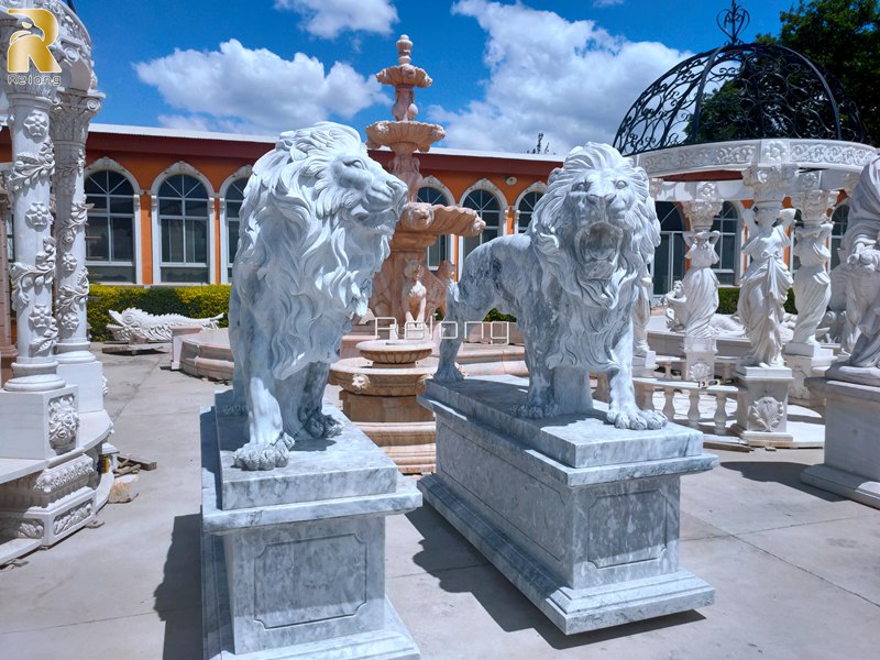 large outdoor lion statues for sale