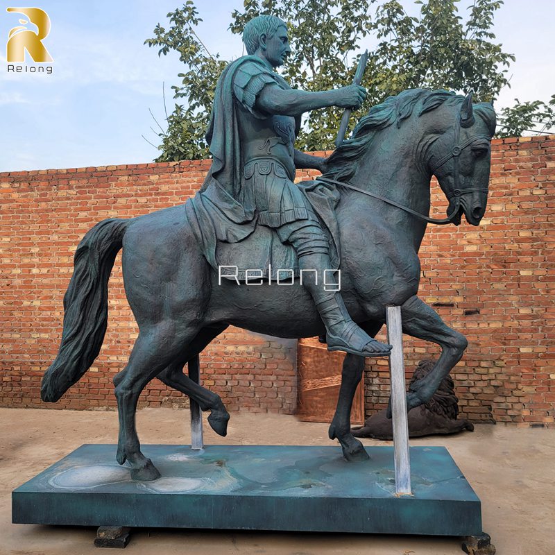 life size Bronze Equestrian Statue