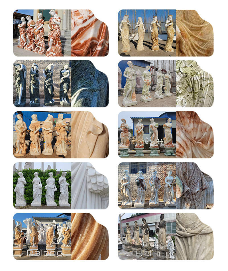 more marble material options for outdoor goddess statues