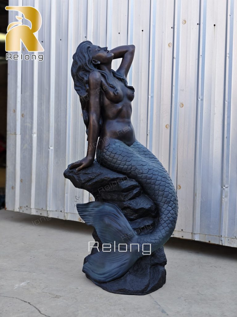 bronze mermaid statue for sale (3)