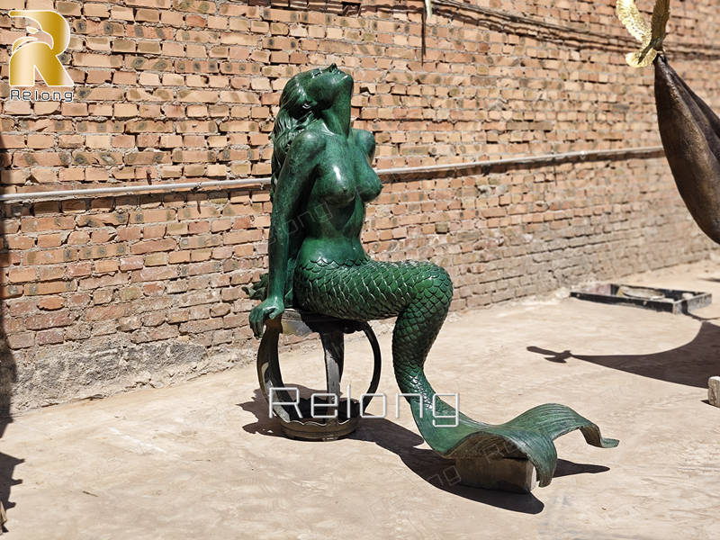 bronze mermaid statue for sale (4)