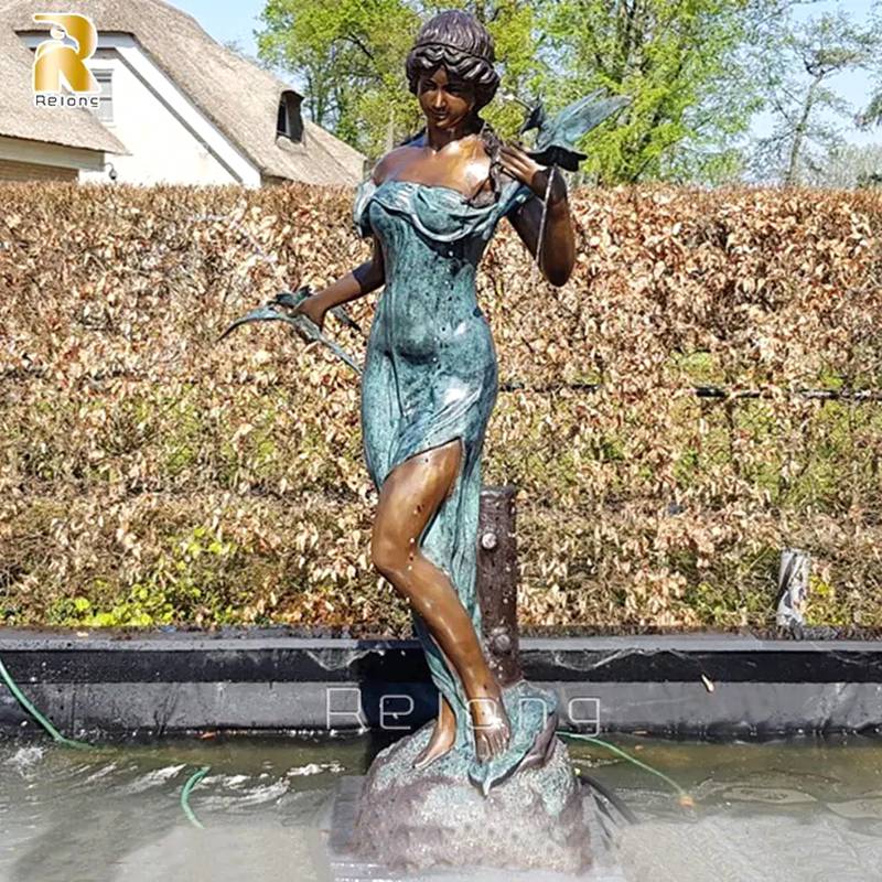 bronze water Fountain statues for sale