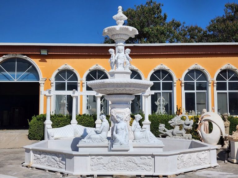 high quality marble outdoor fountain