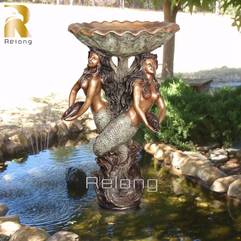 high quality mermaid fountain outdoor