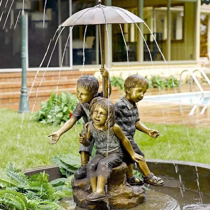 outdoor bronze fountain for sale