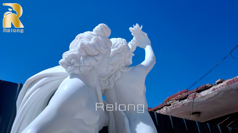 Apollo and Daphne statue detail