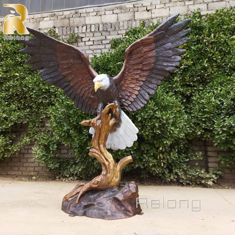 bronze eagle statue outdoor-2