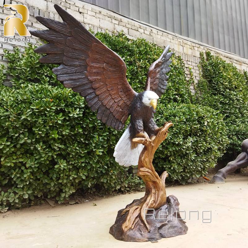 bronze eagle statue outdoor-3