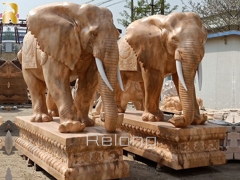 customized marble elephant sculpture