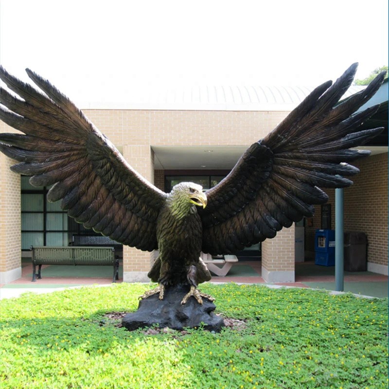 large bronze eagle sculpture for sale