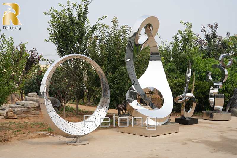 stainless steel abstract Sculpturefor outdor decor