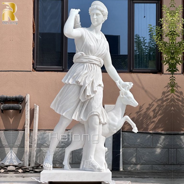 white Artemis statue for sale