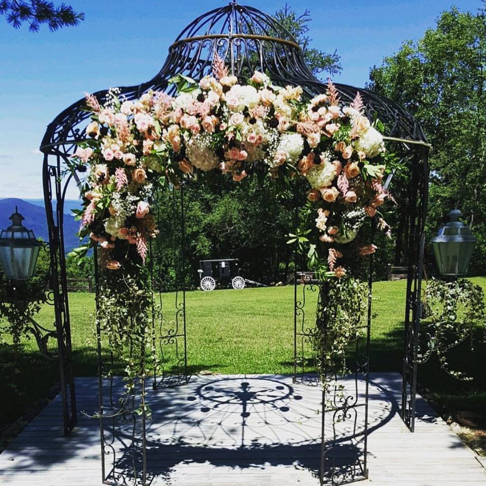 Domed Wrought Iron Gazebo