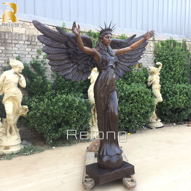 Outdoor Life Size Bronze Angel Statue for Sale RBA-002