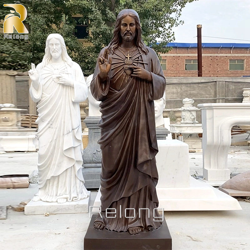 Outdoor-Garden-Statue-Bronze-Jesus-Statue-Church-Decoration