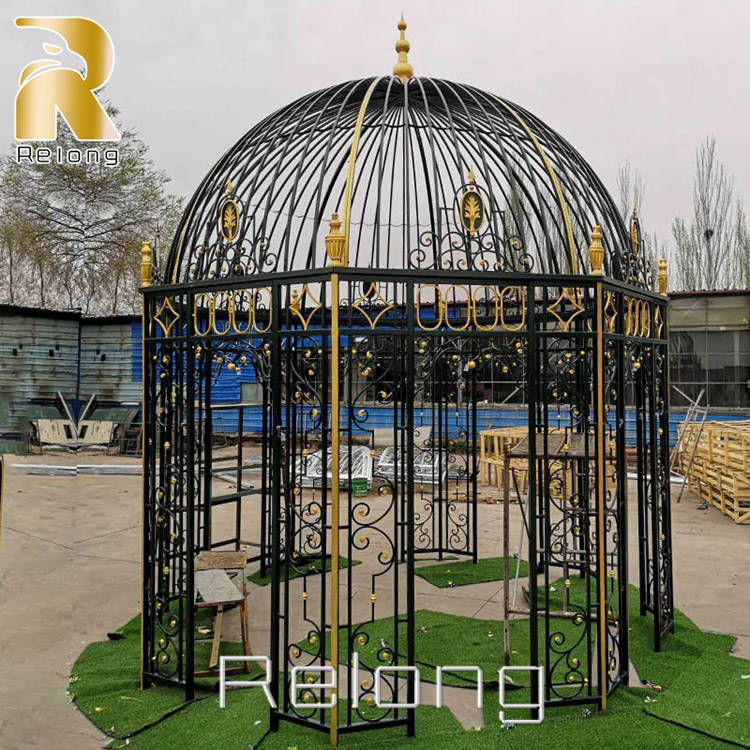 Stunning Victorian Wrought Iron Wedding Gazebo for Sale RIGO-005