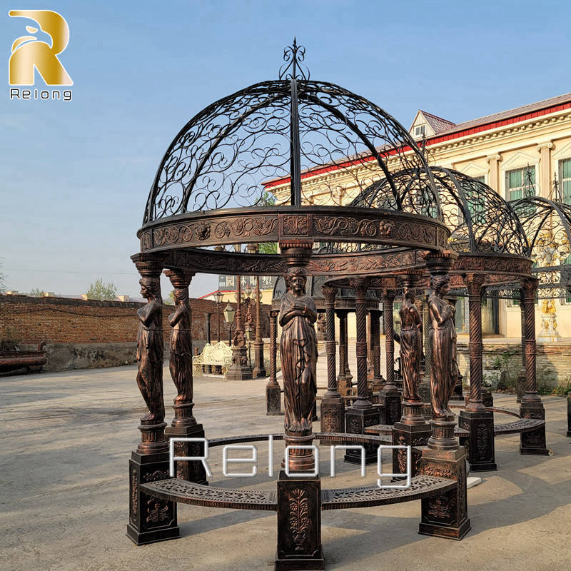 cast iron garden gazebo