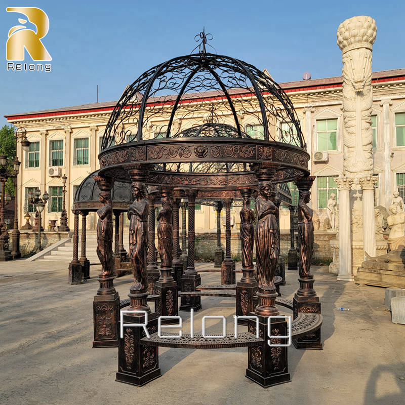 hIgh quality cast iron garden gazebo