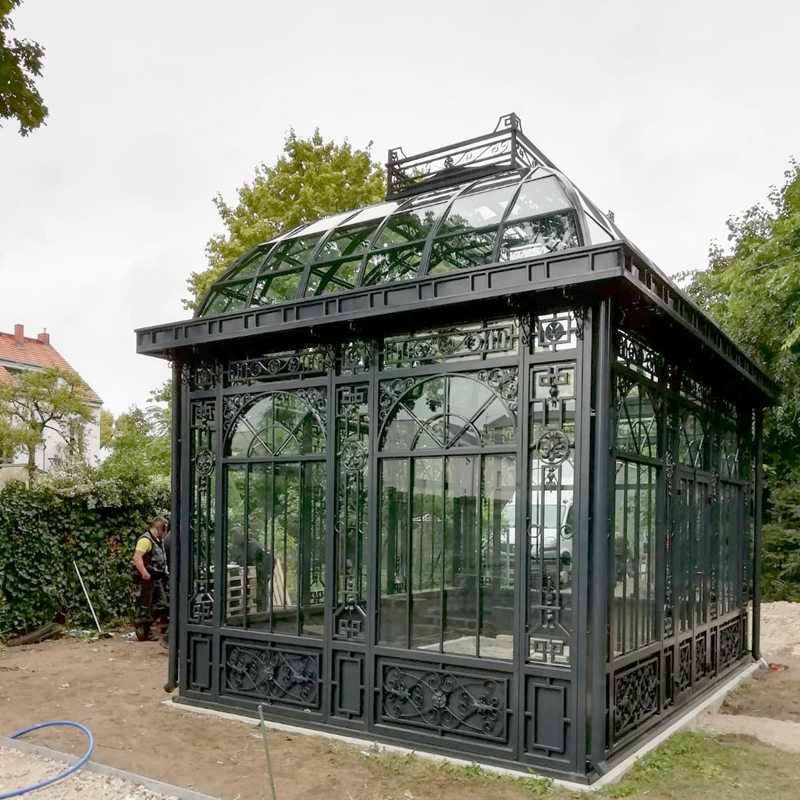 high quality black sunroom