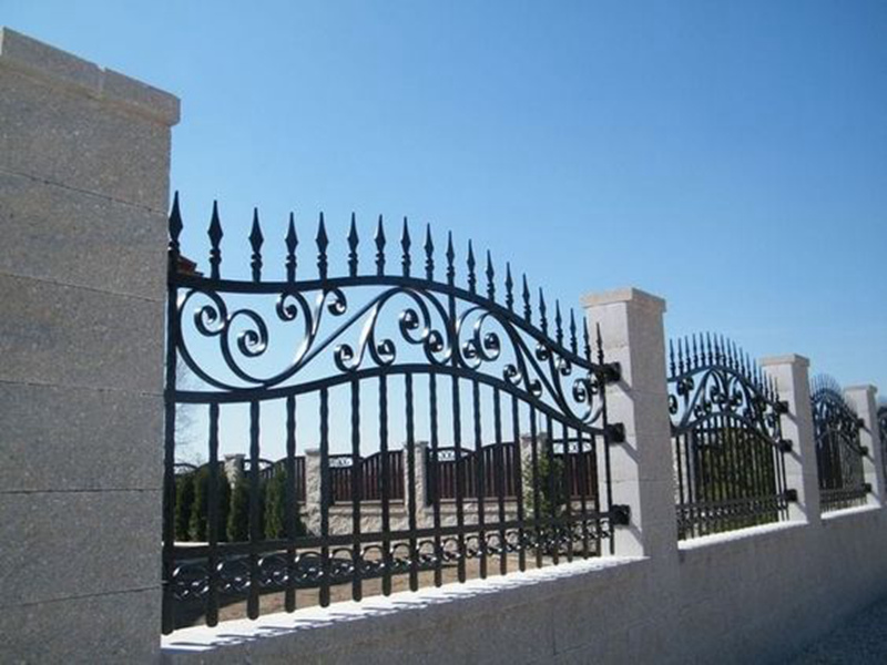 high quality wrought iron fence for sale