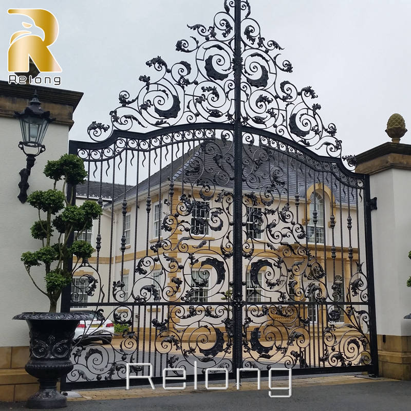 Decorative Wrought Iron Main Gate for Home RIG-002