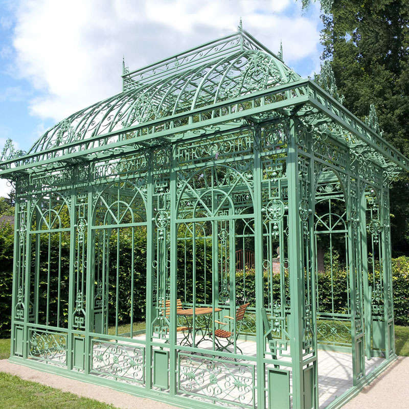 large outdoor wrought iron gazebo for garden