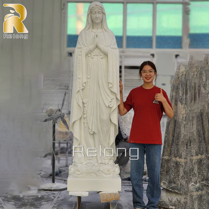 natural marble carving religious statue