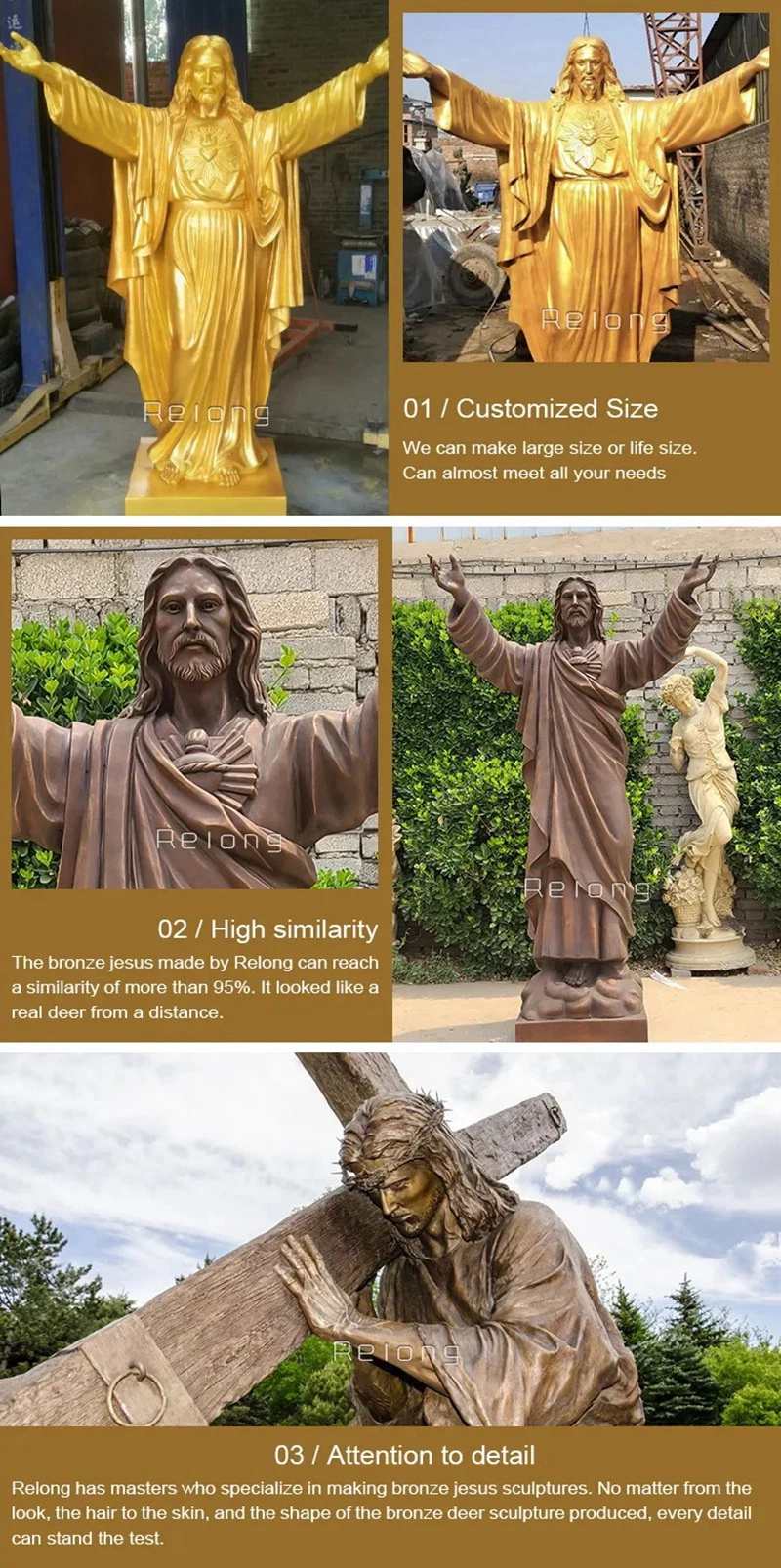 bronze religious sculpture project