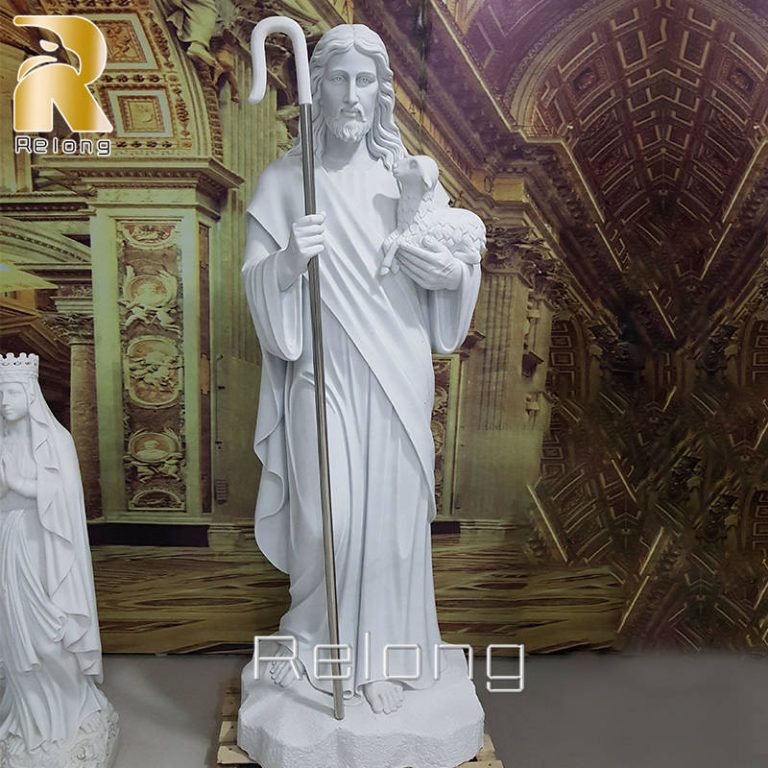 hand carved Jesus marble statue