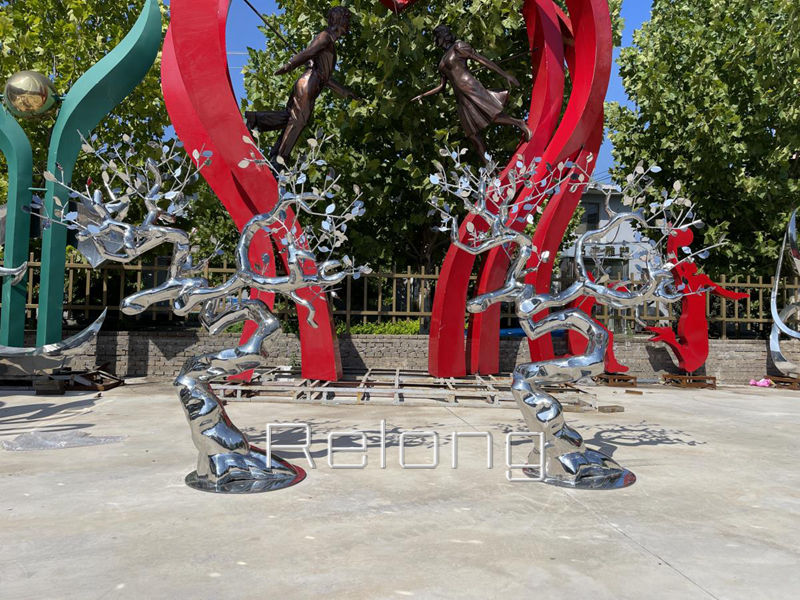 high quality metal tree sculpture