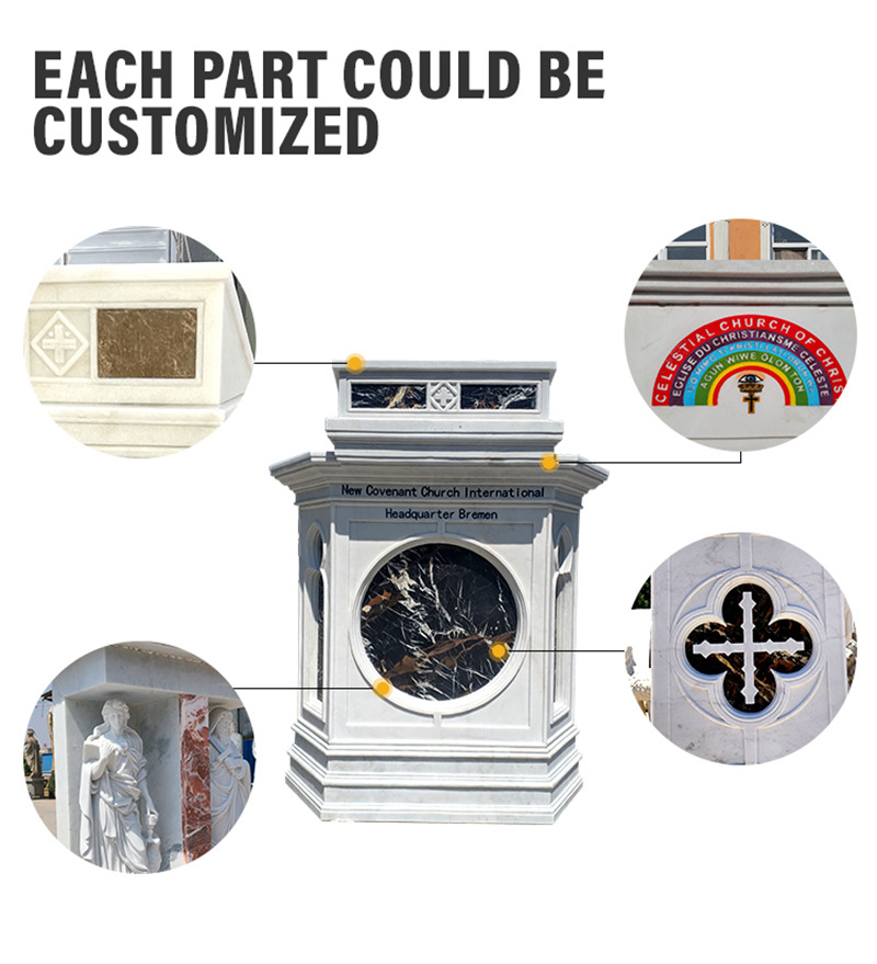 marble pulpit customization