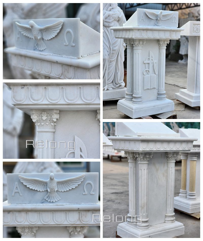 marble pulpit details