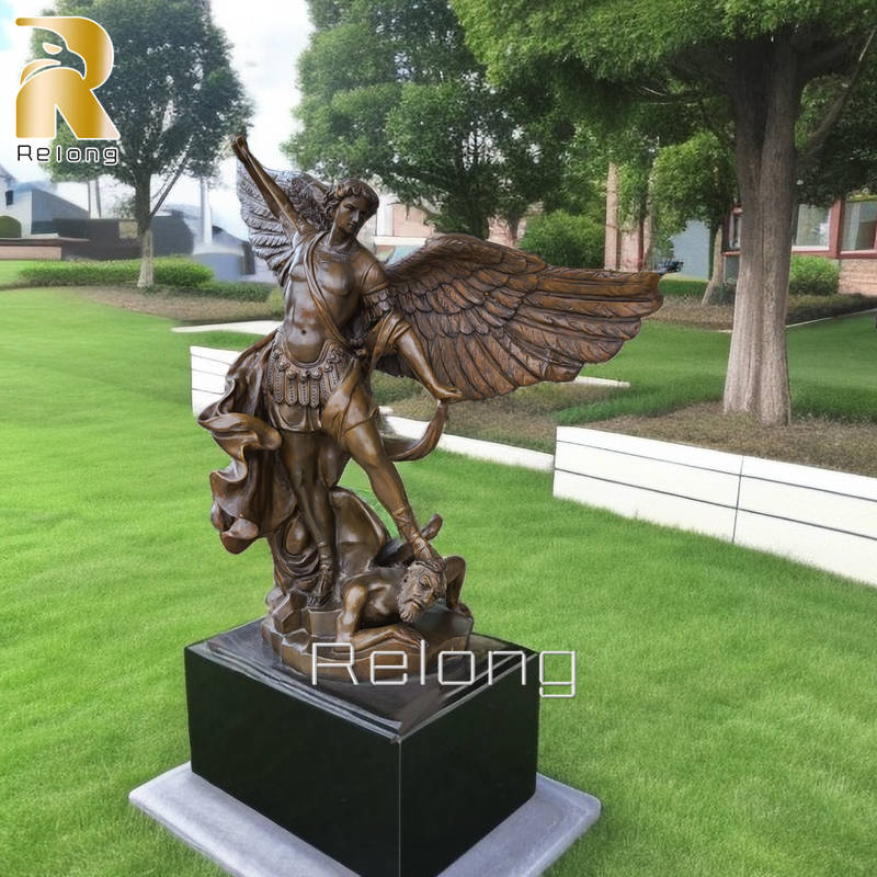 saint Michael bronze statue for sale