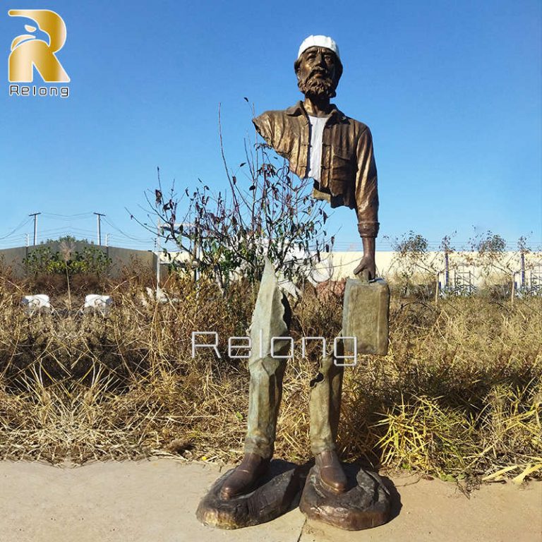 Bruno Catalano traveler statue for sale