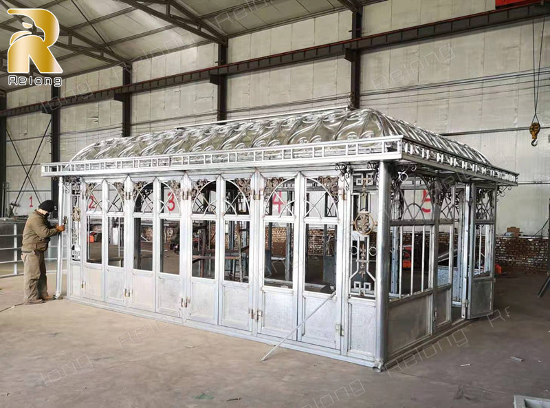 Wrought Iron Gazebo production process-2