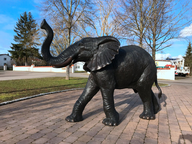 bronze elephant statue for outdoor