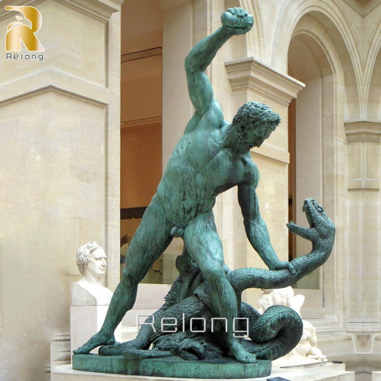 bronze hercules statue