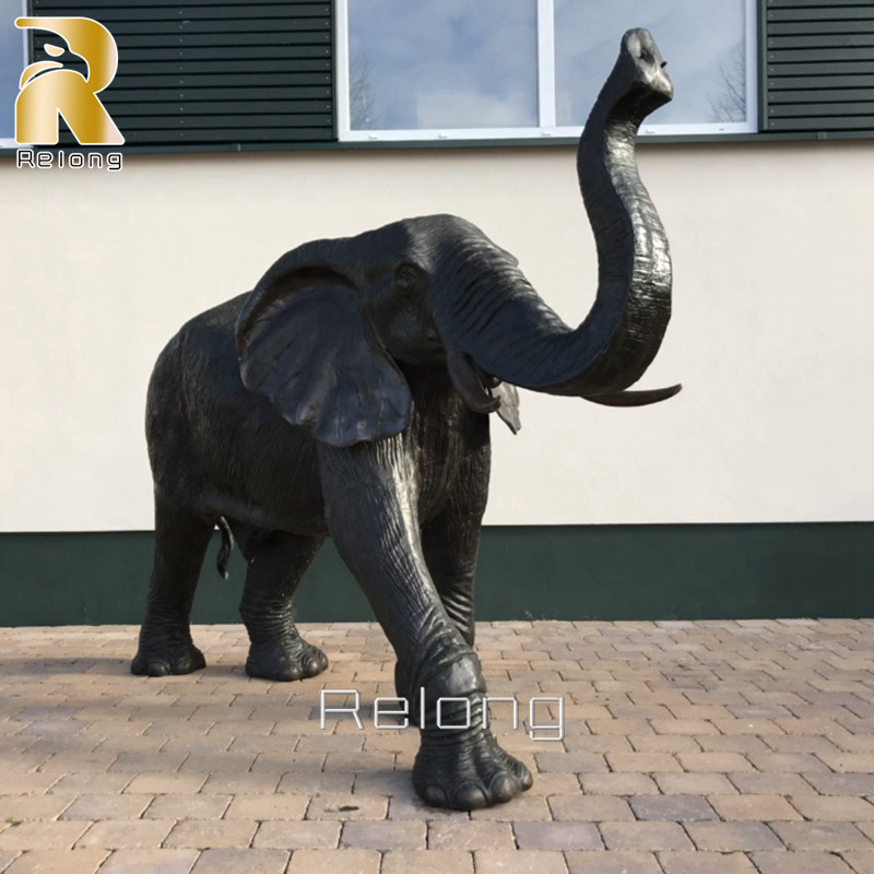 decorative bronze elephant garden statue