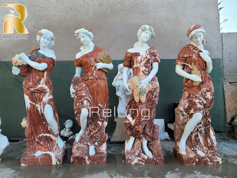 four season garden statues