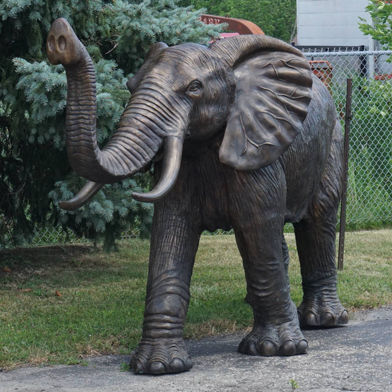 bronze  elephant sculpture