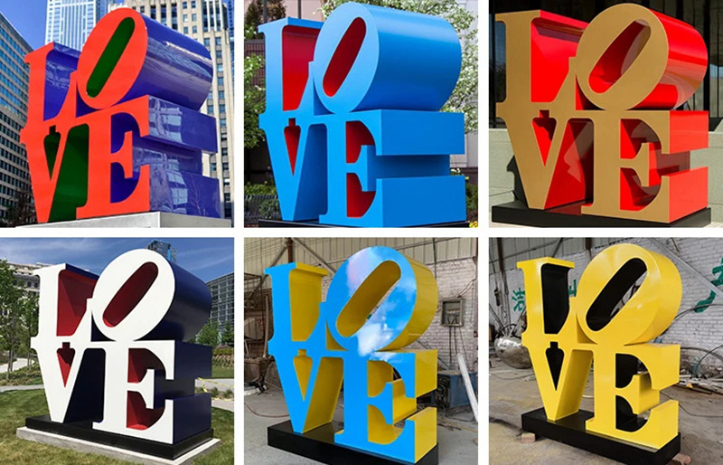 letter sculpture