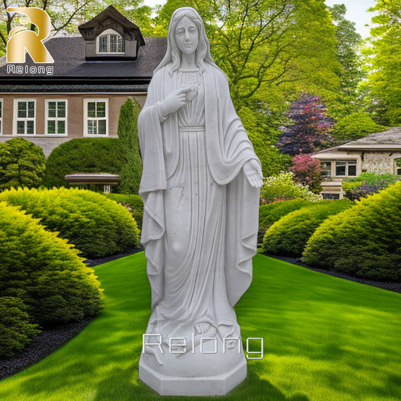 life size mother mary garden statue